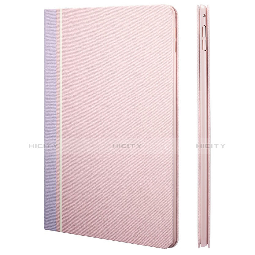 Custodia Portafoglio In Pelle con Stand L03 per Apple iPad Mini 4 Rosa