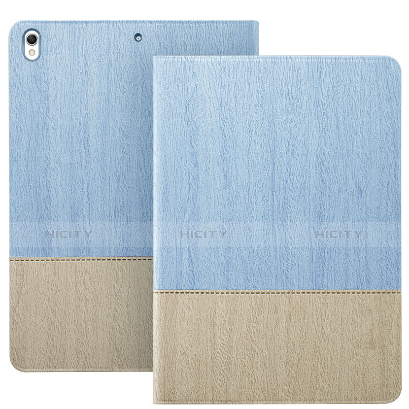 Custodia Portafoglio In Pelle con Stand L06 per Apple iPad Pro 10.5 Cielo Blu