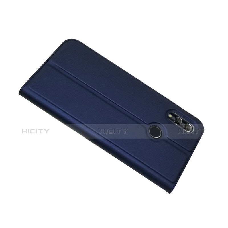 Custodia Portafoglio In Pelle con Stand L06 per Huawei Honor 10 Lite Blu