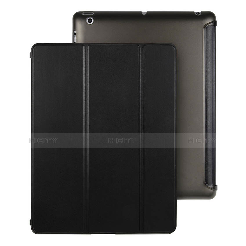 Custodia Portafoglio In Pelle con Stand per Apple iPad 3 Nero