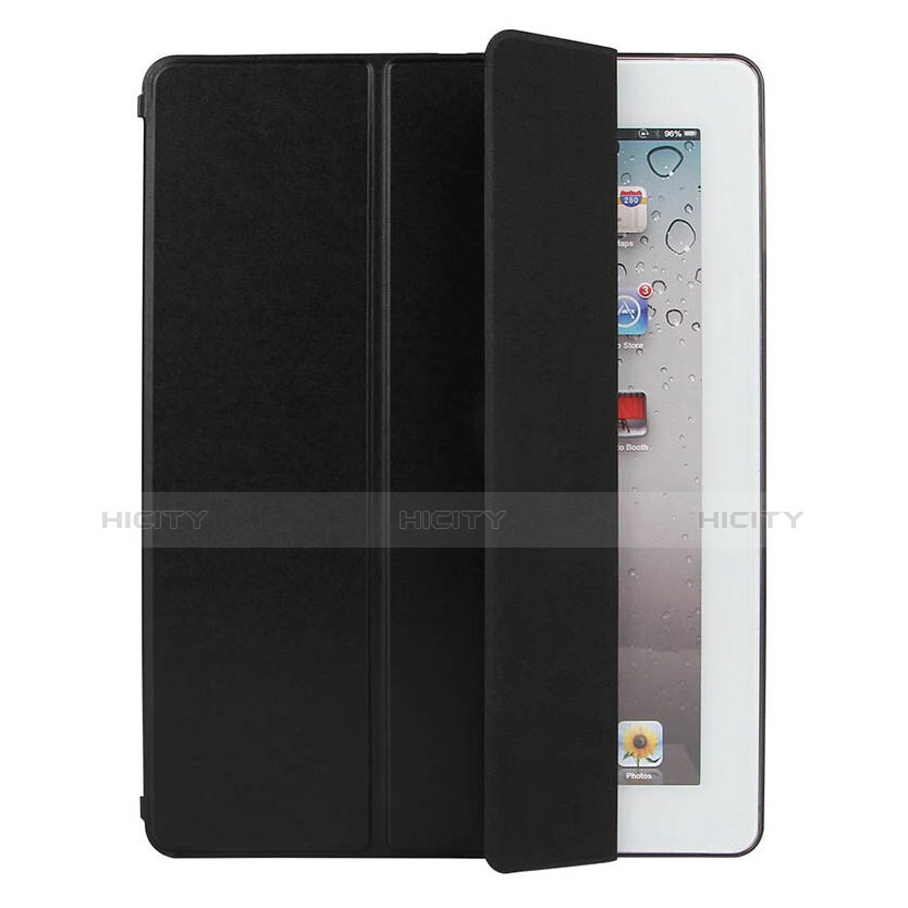 Custodia Portafoglio In Pelle con Stand per Apple iPad 3 Nero