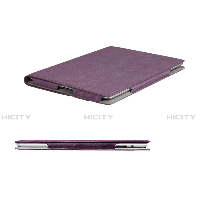 Custodia Portafoglio In Pelle con Stand per Apple iPad 3 Viola