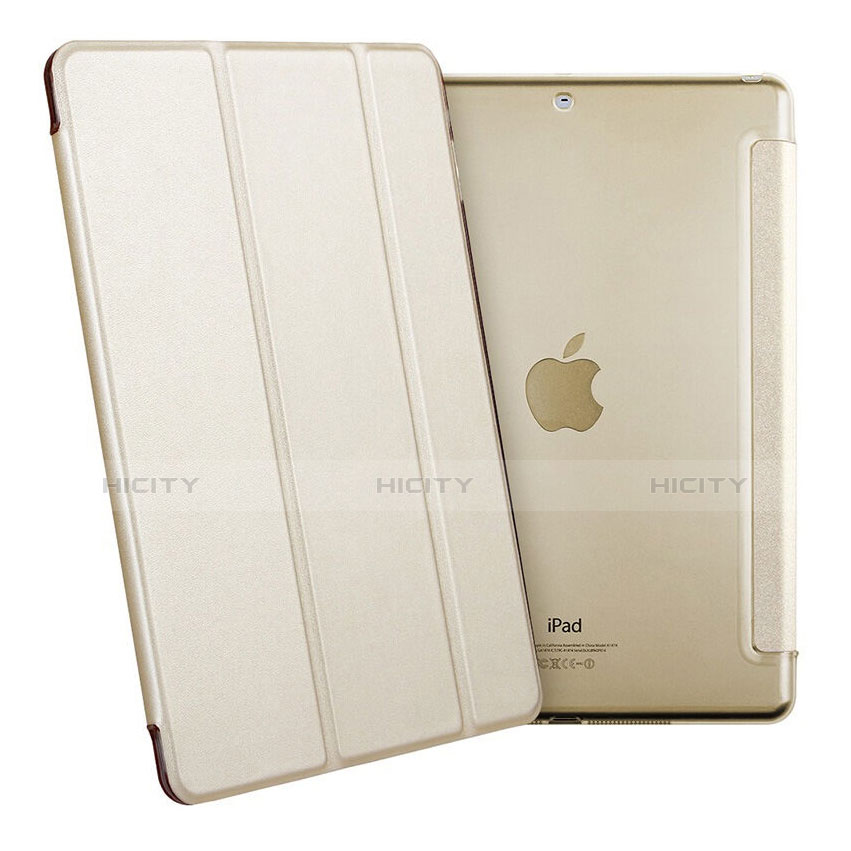 Custodia Portafoglio In Pelle con Stand per Apple iPad Air Oro