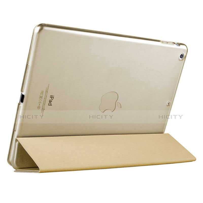 Custodia Portafoglio In Pelle con Stand per Apple iPad Air Oro