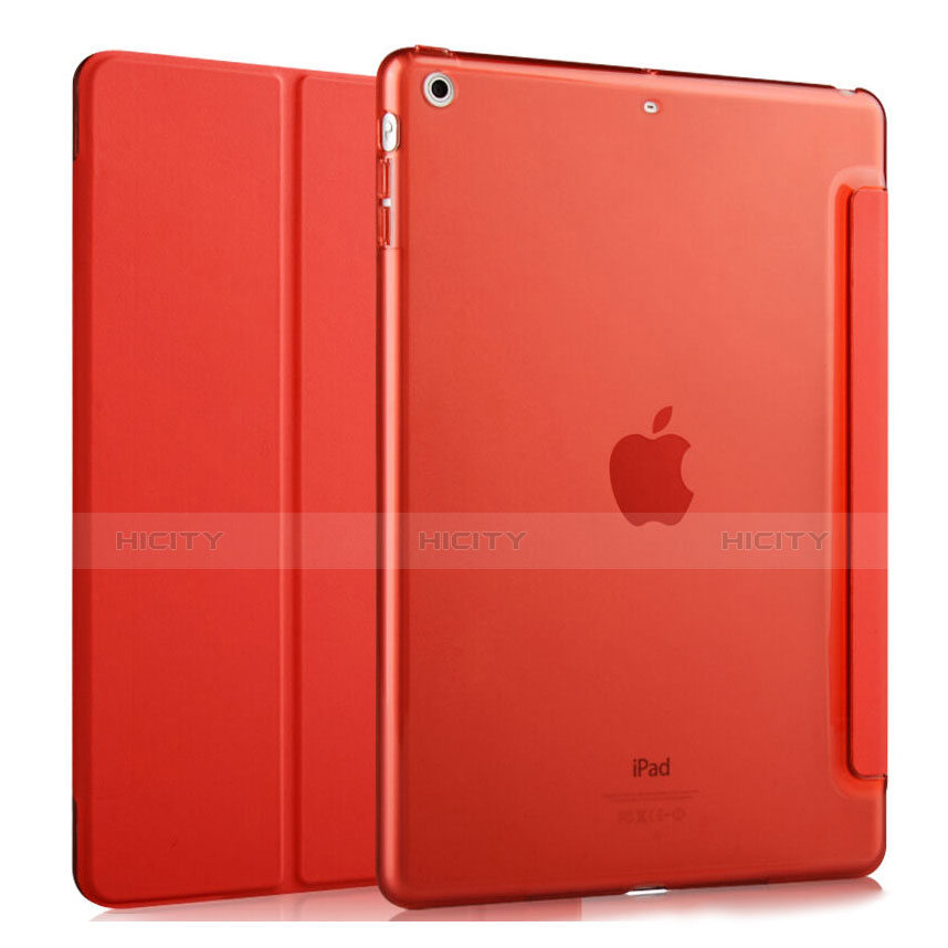 Custodia Portafoglio In Pelle con Stand per Apple iPad Mini 2 Rosso