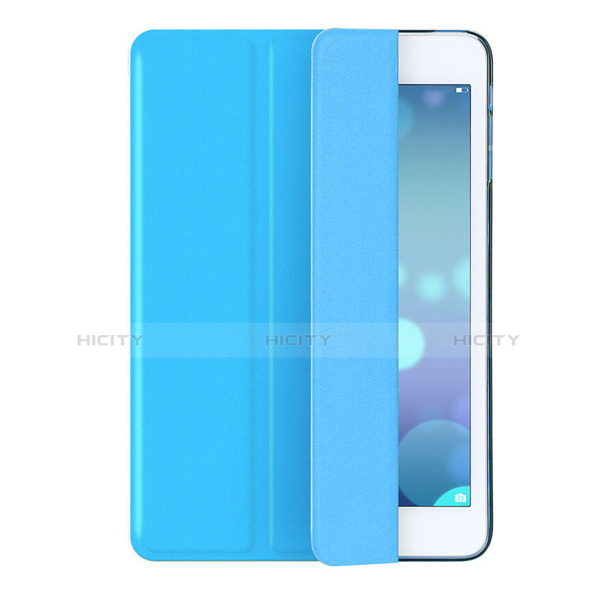 Custodia Portafoglio In Pelle con Stand per Apple iPad Mini 3 Cielo Blu