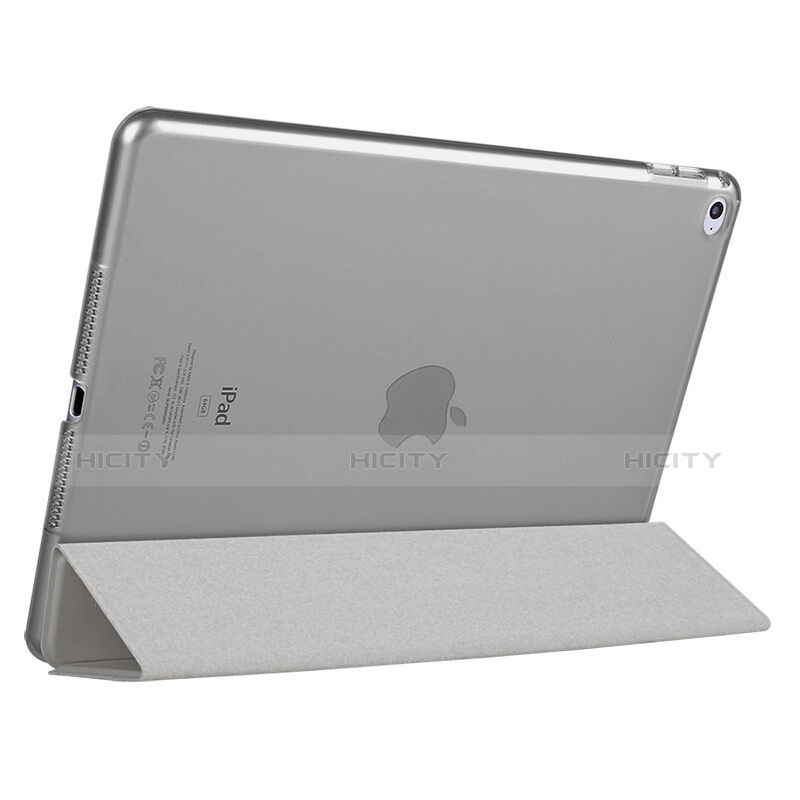 Custodia Portafoglio In Pelle con Stand per Apple iPad Mini 4 Grigio