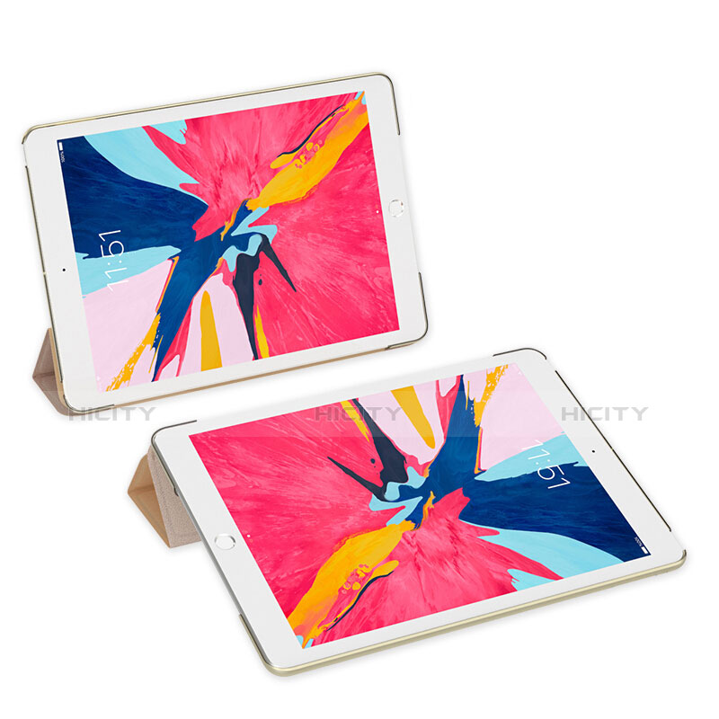 Custodia Portafoglio In Pelle con Stand per Apple iPad Mini 5 (2019) Oro