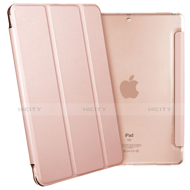 Custodia Portafoglio In Pelle con Stand per Apple iPad Pro 12.9 (2017) Oro Rosa