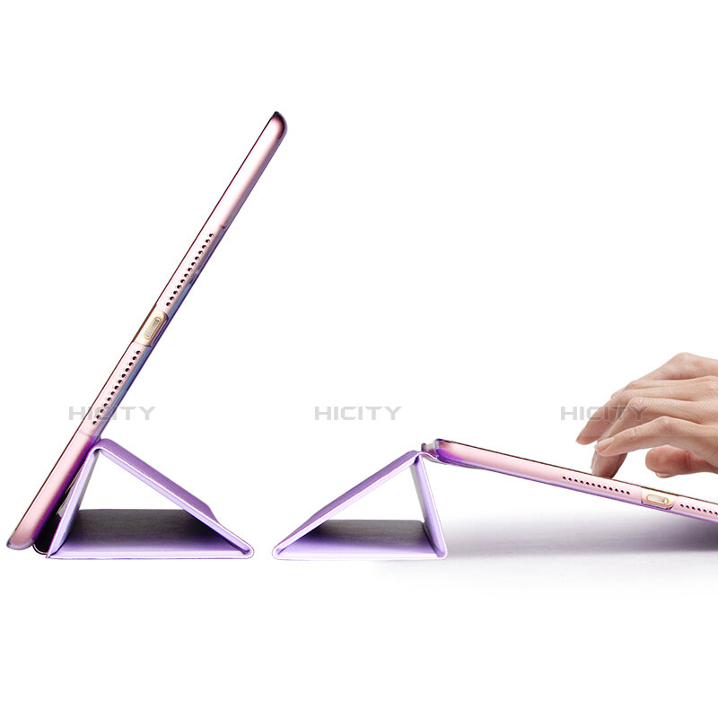 Custodia Portafoglio In Pelle con Stand per Apple New iPad 9.7 (2017) Viola