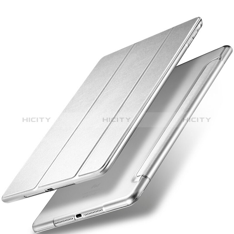 Custodia Portafoglio In Pelle con Stand per Apple New iPad 9.7 (2018) Argento