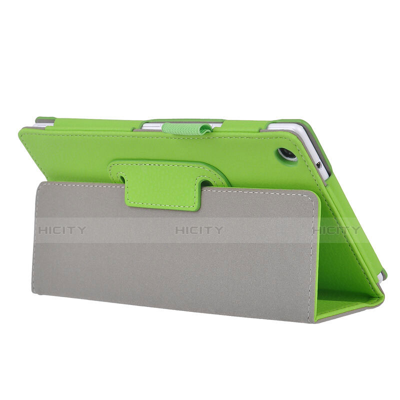 Custodia Portafoglio In Pelle con Stand per Asus ZenPad C 7.0 Z170CG Verde