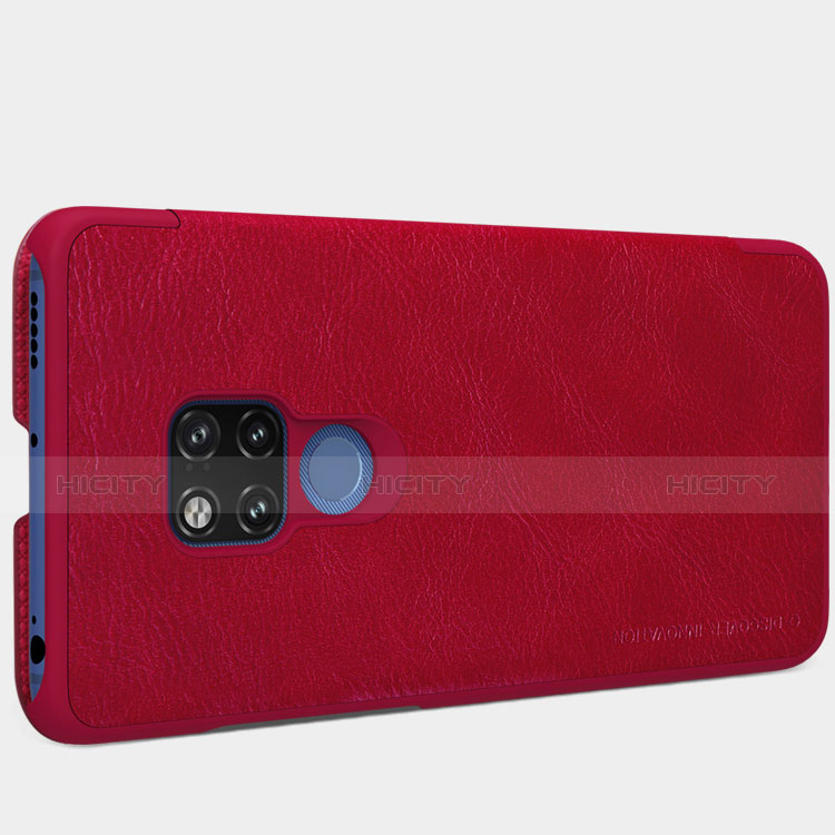 Custodia Portafoglio In Pelle con Stand per Huawei Mate 20 X Rosso