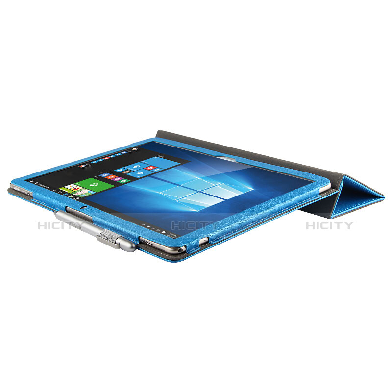 Custodia Portafoglio In Pelle con Stand per Huawei Matebook E 12 Blu