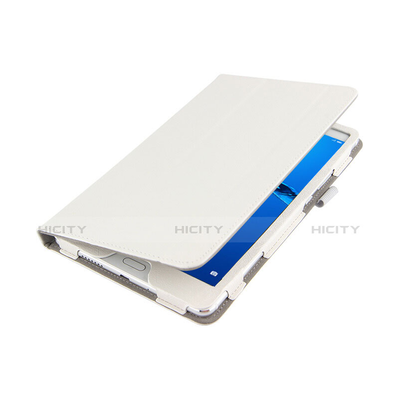 Custodia Portafoglio In Pelle con Stand per Huawei MediaPad M3 Lite 8.0 CPN-W09 CPN-AL00 Bianco