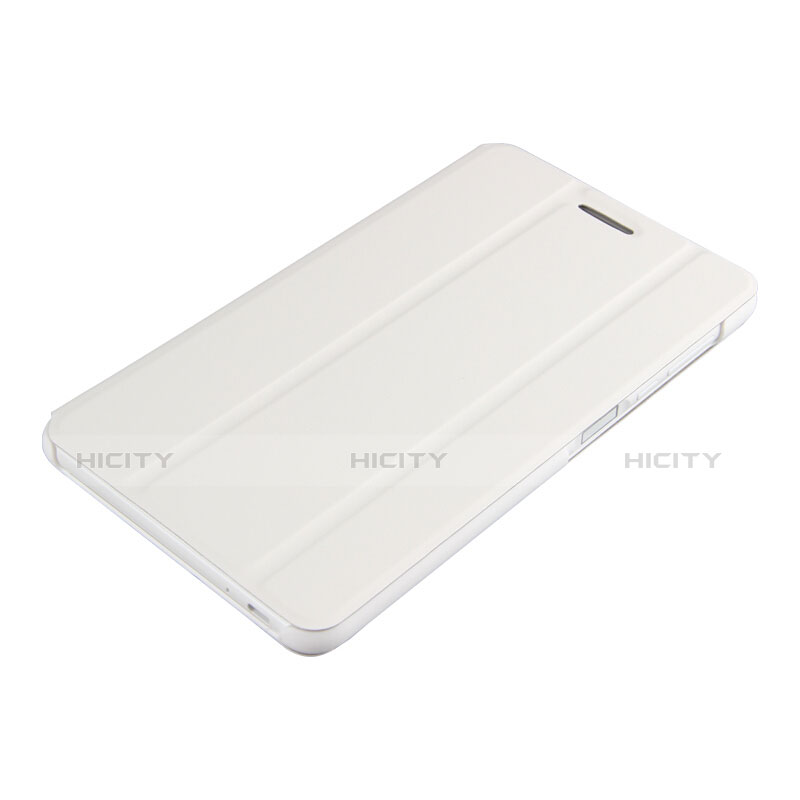 Custodia Portafoglio In Pelle con Stand per Huawei MediaPad T2 Pro 7.0 PLE-703L Bianco