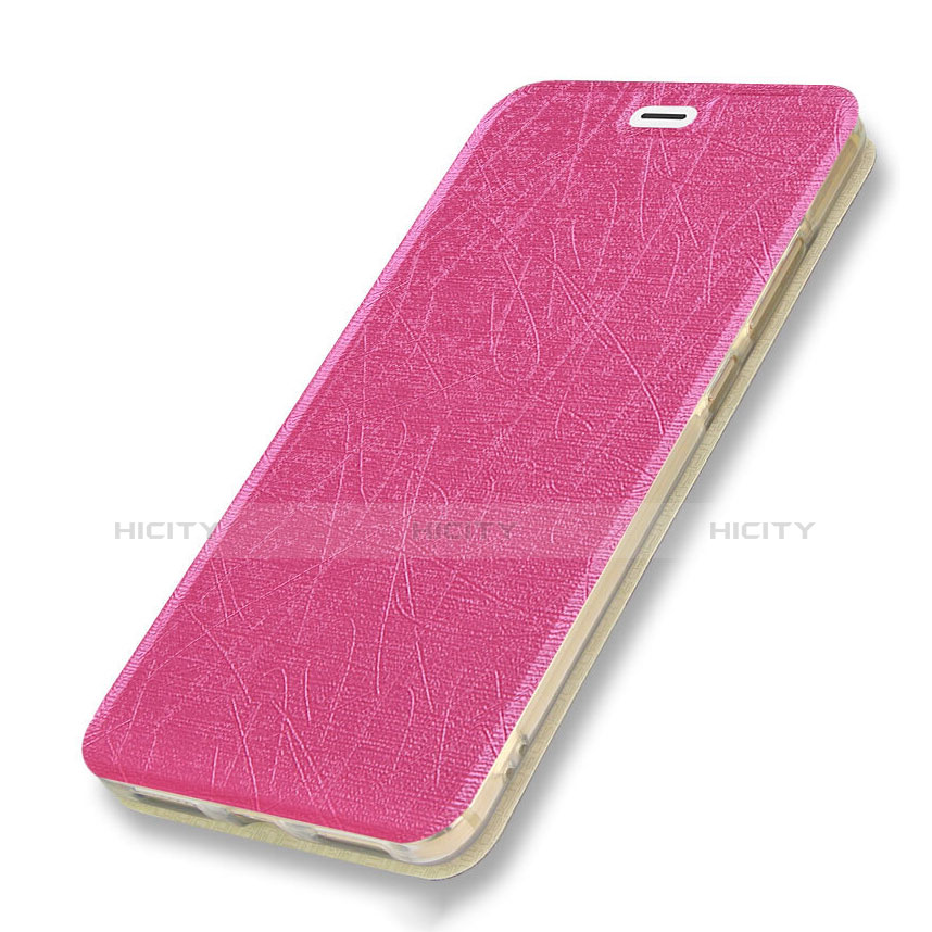 Custodia Portafoglio In Pelle con Stand per Samsung Galaxy A5 (2018) A530F Rosa Caldo