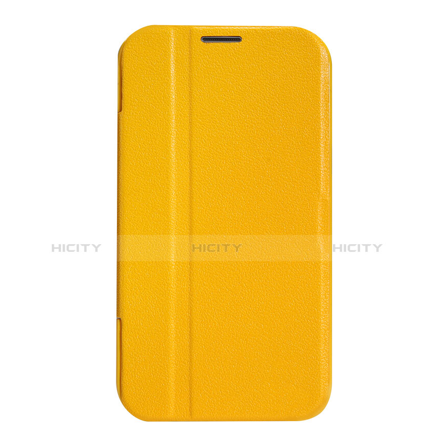 Custodia Portafoglio In Pelle con Stand per Samsung Galaxy Note 2 N7100 N7105 Giallo