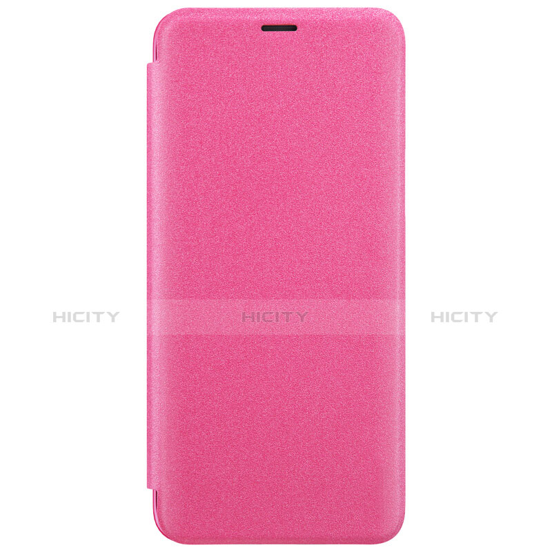 Custodia Portafoglio In Pelle con Stand per Samsung Galaxy S9 Plus Rosa Caldo