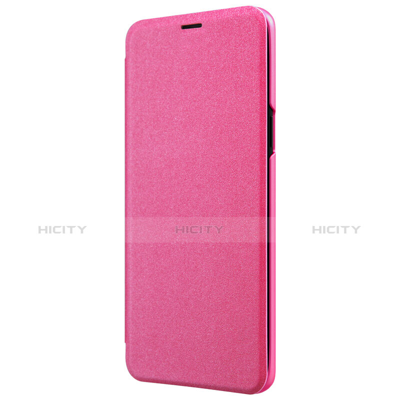 Custodia Portafoglio In Pelle con Stand per Samsung Galaxy S9 Plus Rosa Caldo