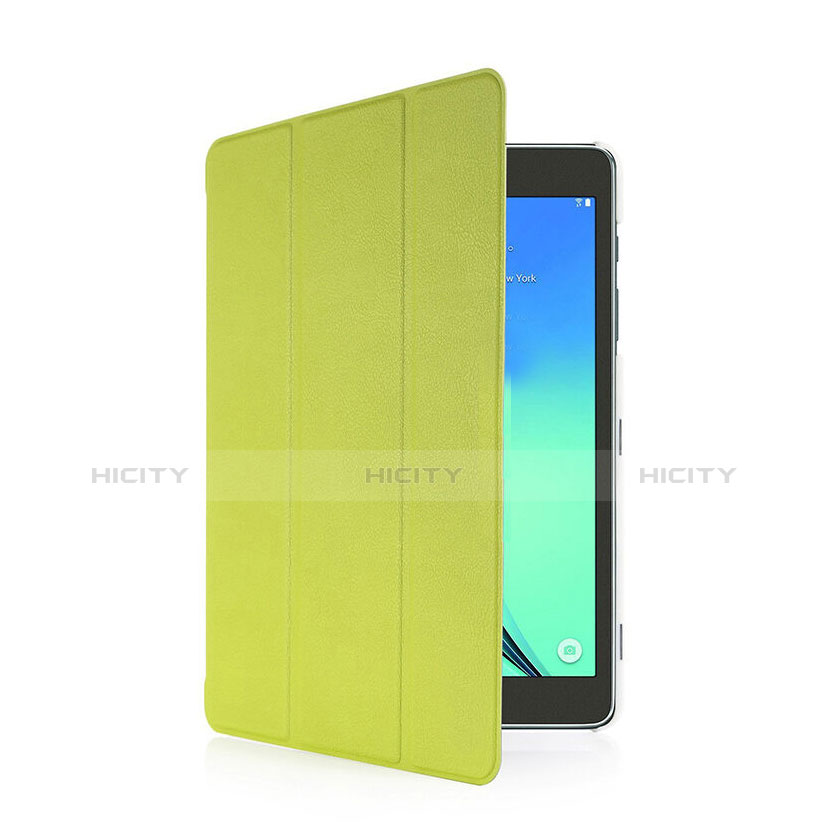 Custodia Portafoglio In Pelle con Stand per Samsung Galaxy Tab S2 8.0 SM-T710 SM-T715 Verde