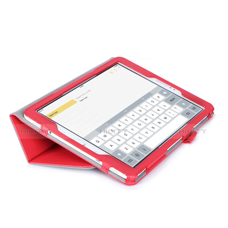 Custodia Portafoglio In Pelle con Stand per Samsung Galaxy Tab S2 9.7 SM-T810 SM-T815 Rosso