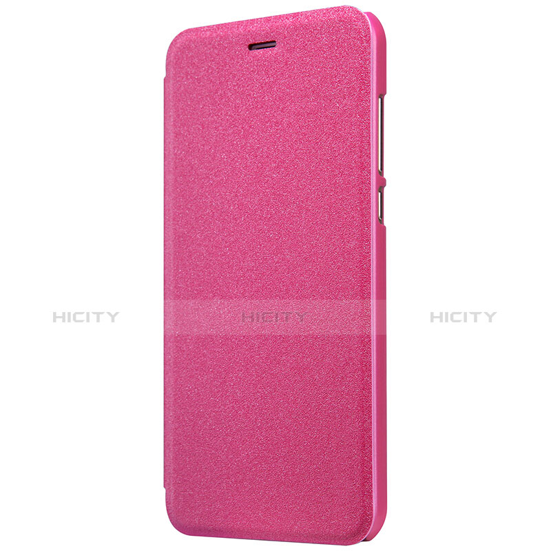 Custodia Portafoglio In Pelle con Stand per Xiaomi Mi 5C Rosa Caldo