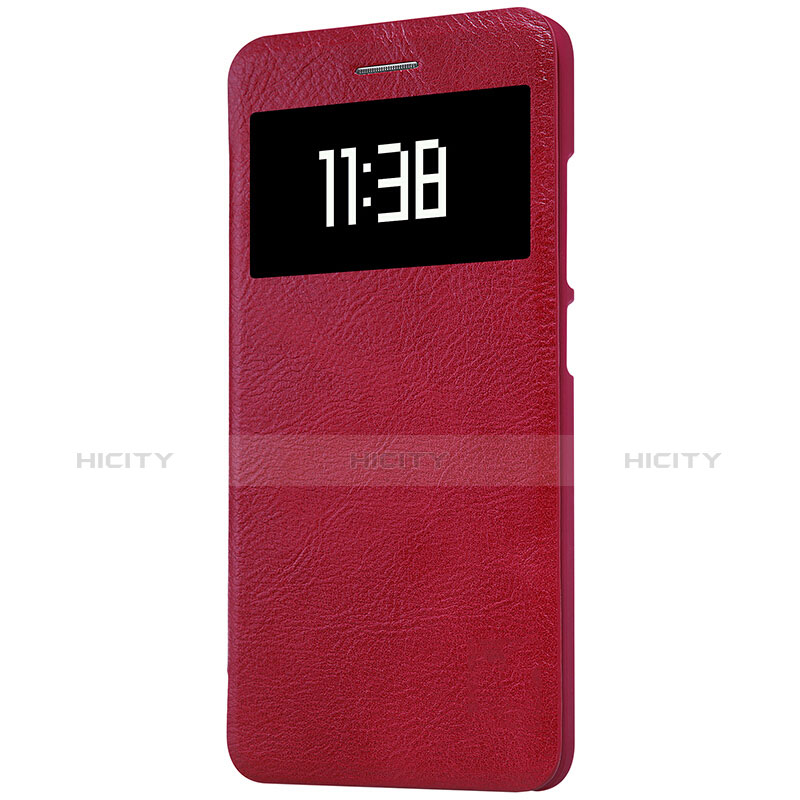 Custodia Portafoglio In Pelle con Stand per Xiaomi Mi 5S Rosso