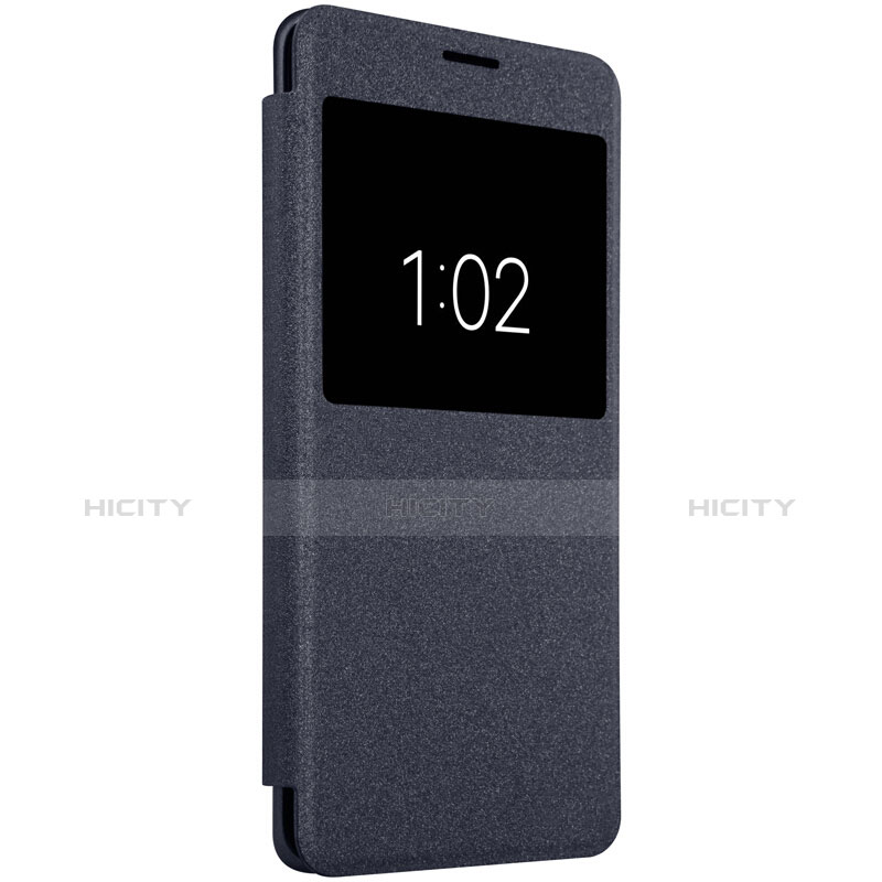 Custodia Portafoglio In Pelle con Stand per Xiaomi Mi Note 2 Nero