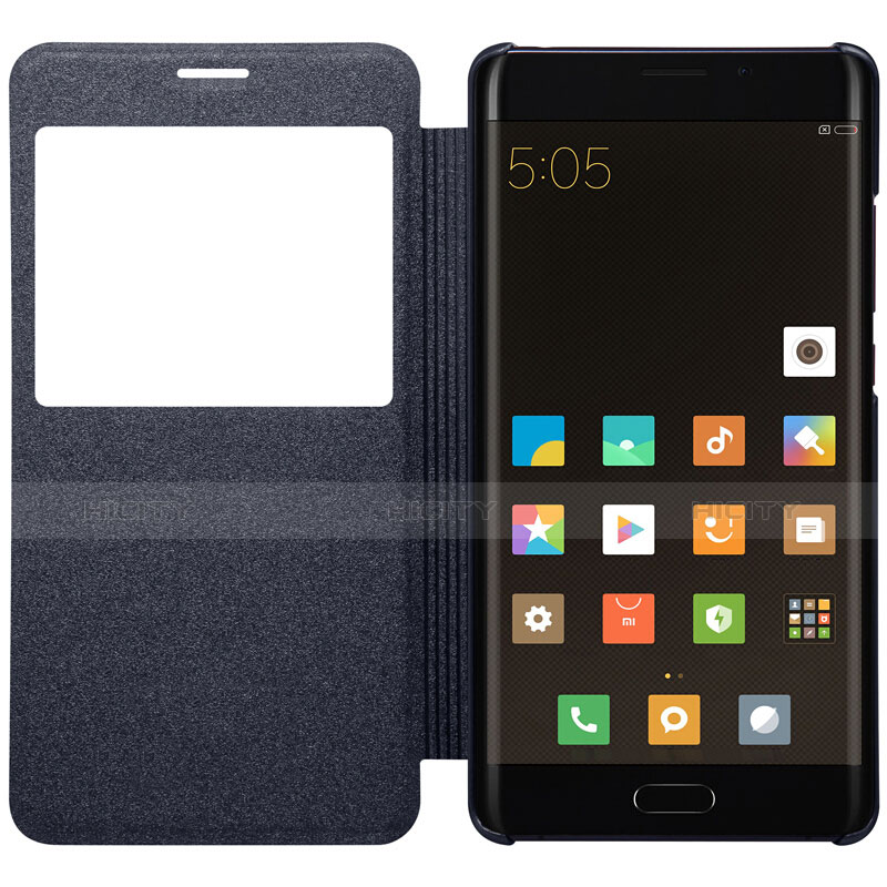 Custodia Portafoglio In Pelle con Stand per Xiaomi Mi Note 2 Special Edition Nero