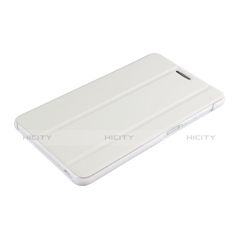 Custodia Portafoglio In Pelle con Stand R01 per Huawei MediaPad T2 Pro 7.0 PLE-703L Bianco