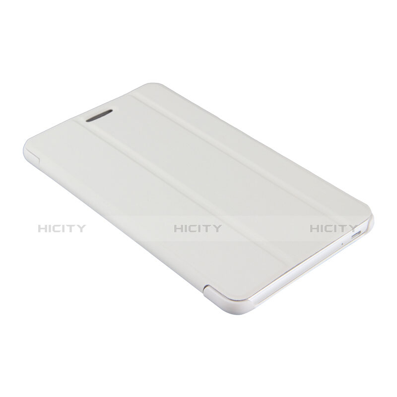 Custodia Portafoglio In Pelle con Stand R01 per Huawei MediaPad T2 Pro 7.0 PLE-703L Bianco