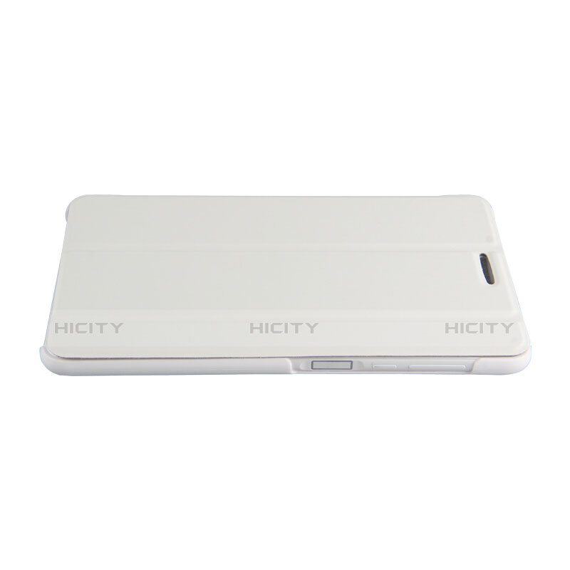 Custodia Portafoglio In Pelle con Stand R01 per Huawei MediaPad T2 Pro 7.0 PLE-703L Bianco