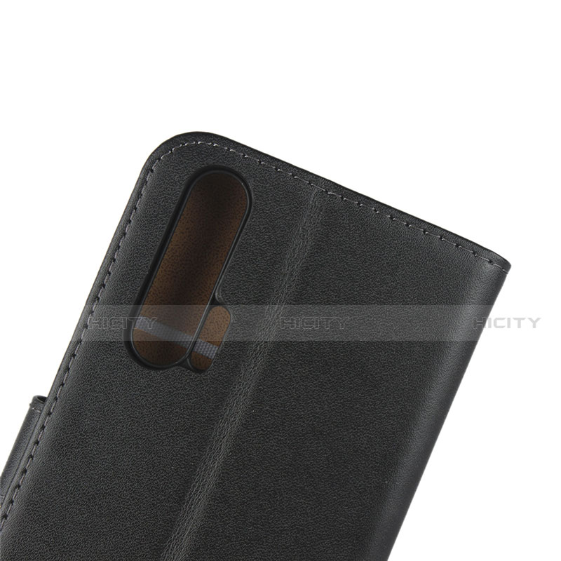 Custodia Portafoglio In Pelle con Supporto K01 per Huawei Honor 20 Pro Nero