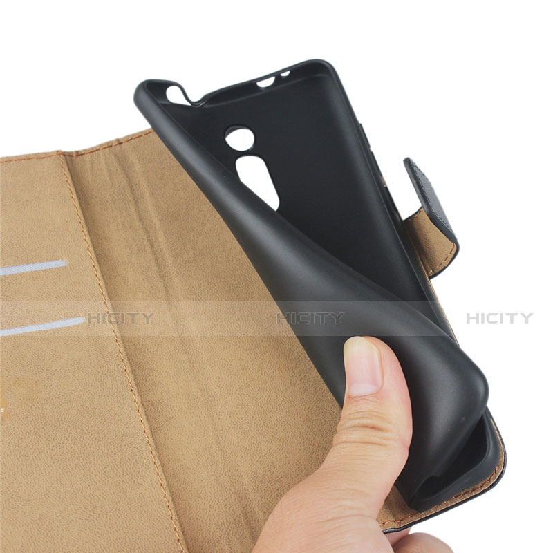 Custodia Portafoglio In Pelle con Supporto K01 per Xiaomi Redmi K20 Nero