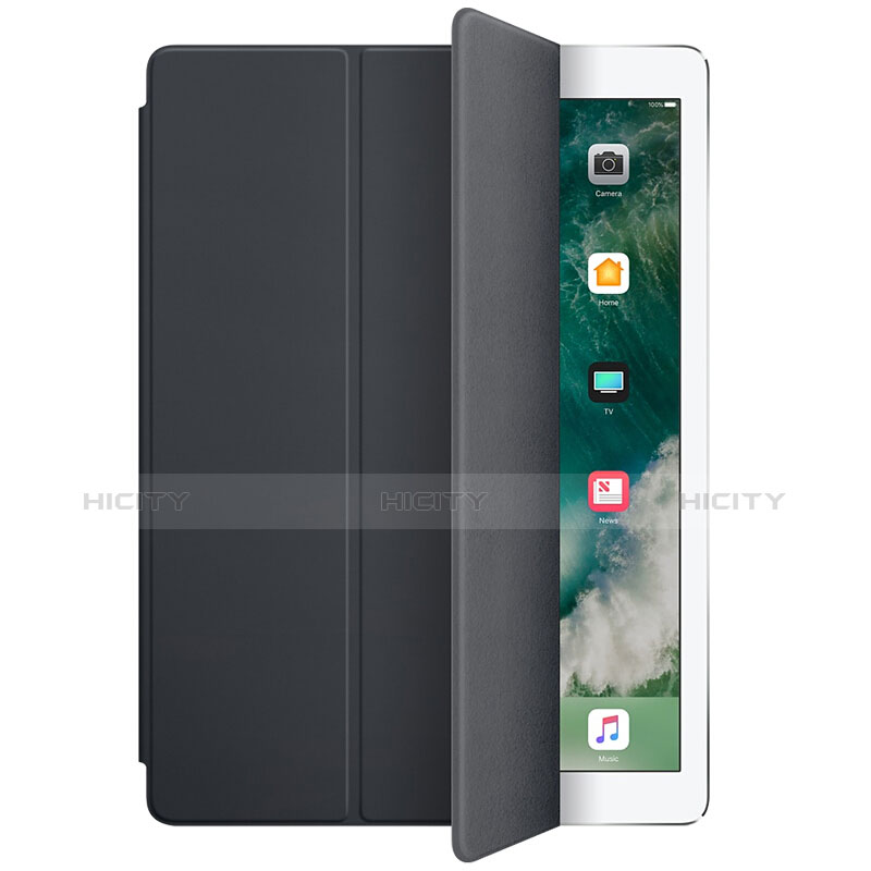 Custodia Portafoglio In Pelle con Supporto L01 per Apple New iPad 9.7 (2017) Nero