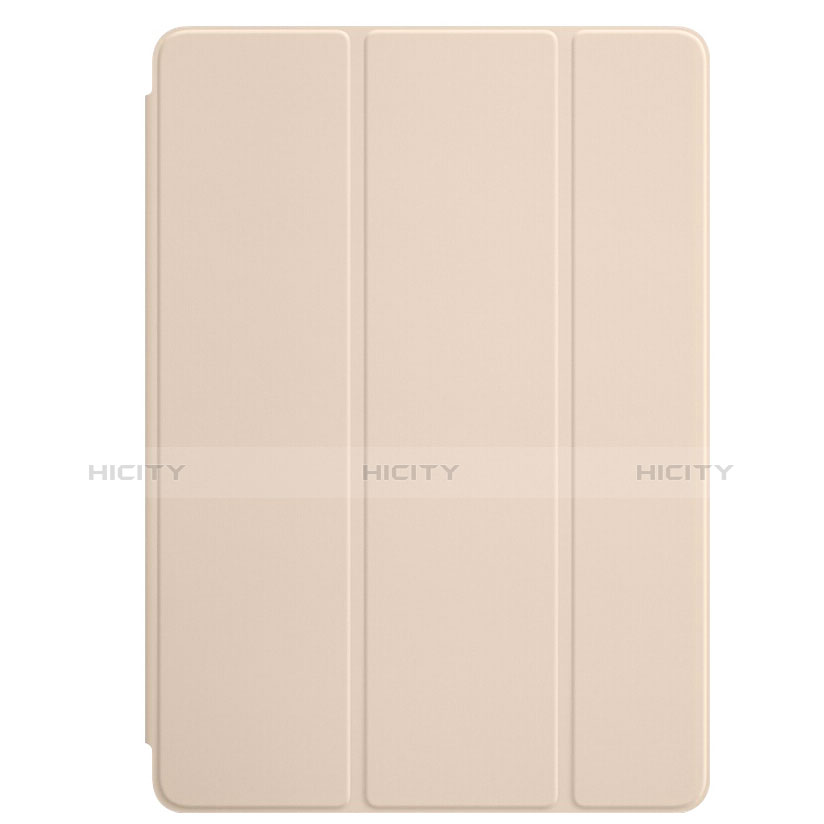 Custodia Portafoglio In Pelle con Supporto L01 per Apple New iPad 9.7 (2017) Oro