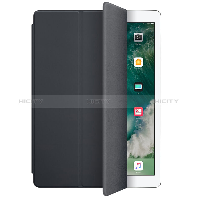 Custodia Portafoglio In Pelle con Supporto L01 per Apple New iPad 9.7 (2018) Nero
