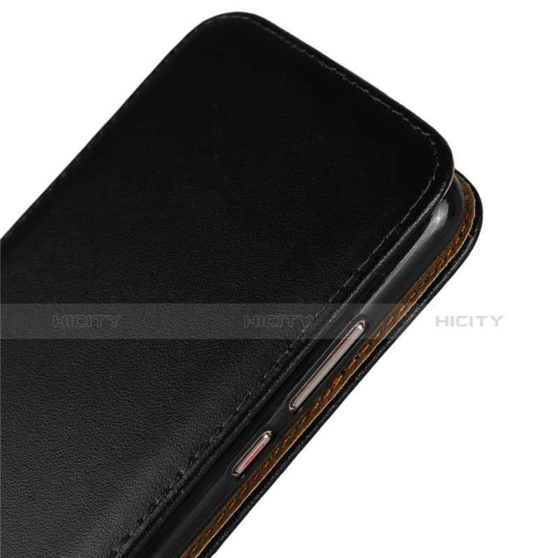 Custodia Portafoglio In Pelle con Supporto L01 per Huawei P20 Nero