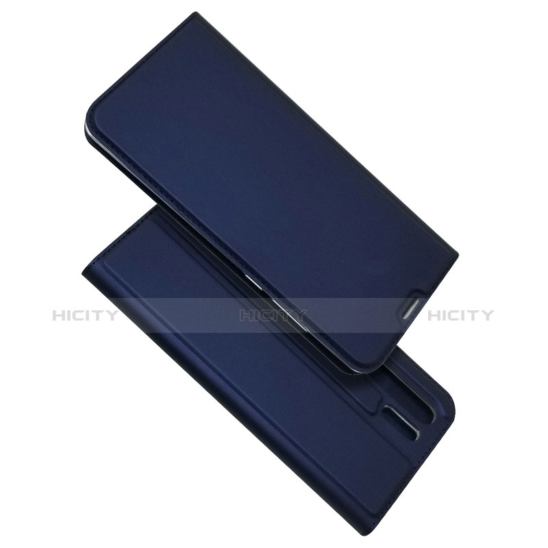 Custodia Portafoglio In Pelle con Supporto L01 per Huawei P30 Pro Blu