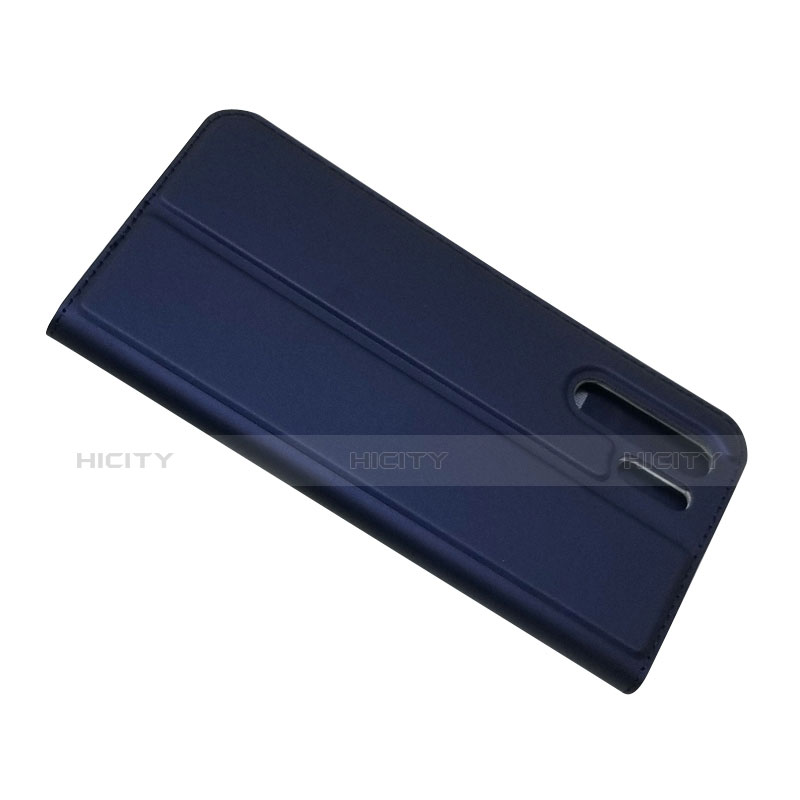 Custodia Portafoglio In Pelle con Supporto L01 per Huawei P30 Pro Blu