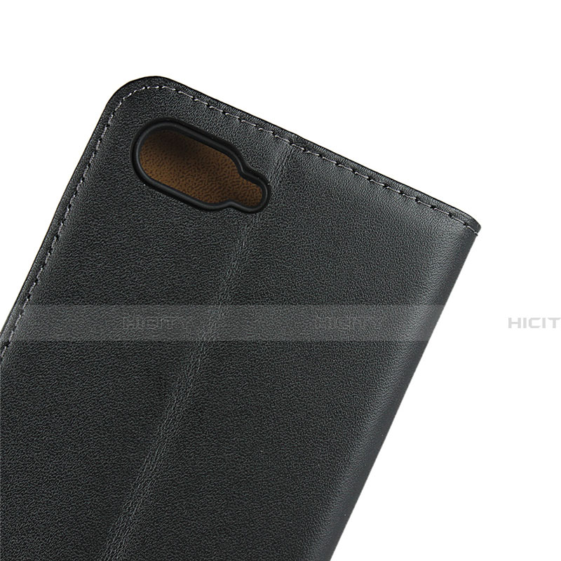 Custodia Portafoglio In Pelle con Supporto L01 per Oppo K1 Nero