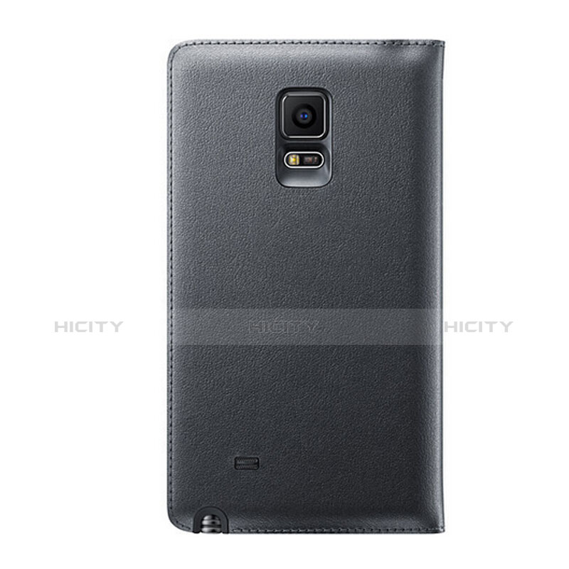 Custodia Portafoglio In Pelle con Supporto L01 per Samsung Galaxy Note Edge SM-N915F Nero