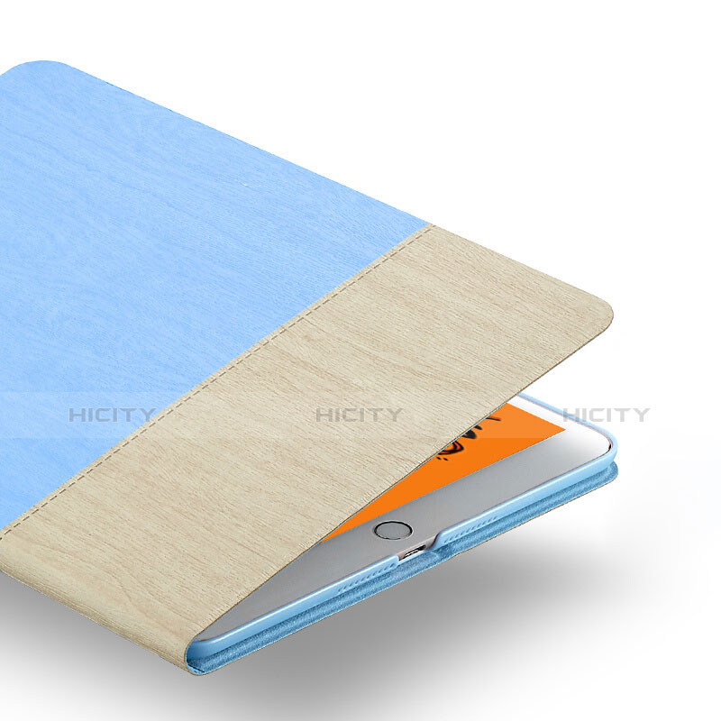 Custodia Portafoglio In Pelle con Supporto L02 per Apple iPad Mini 5 (2019) Cielo Blu