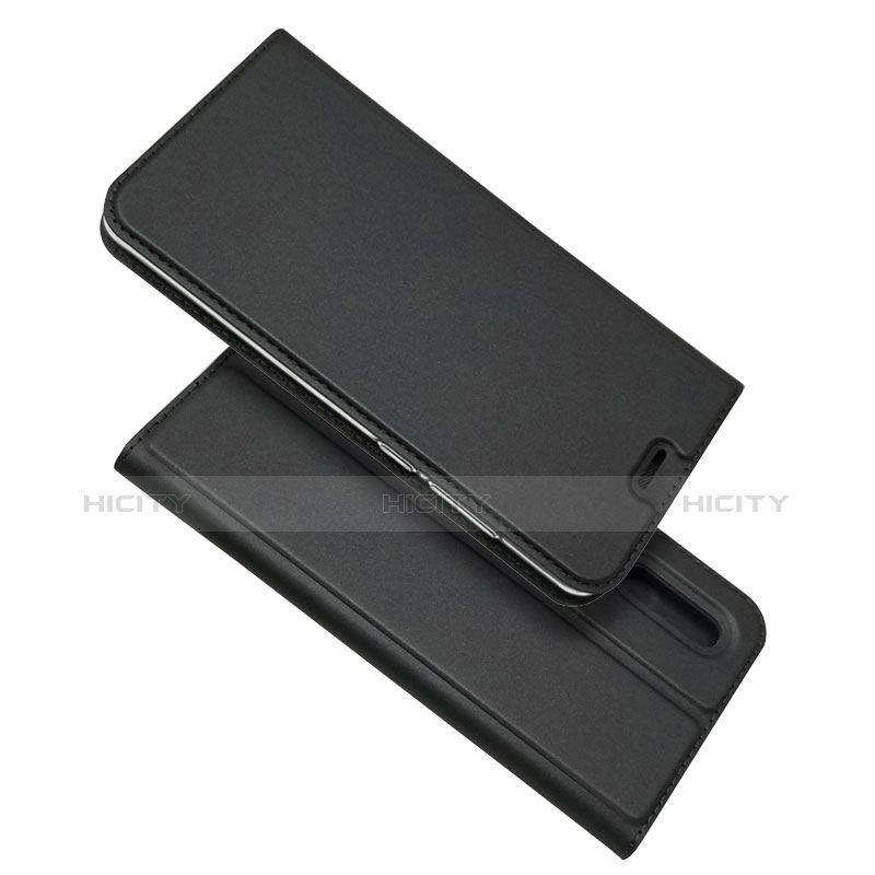 Custodia Portafoglio In Pelle con Supporto L02 per Huawei P30 Nero