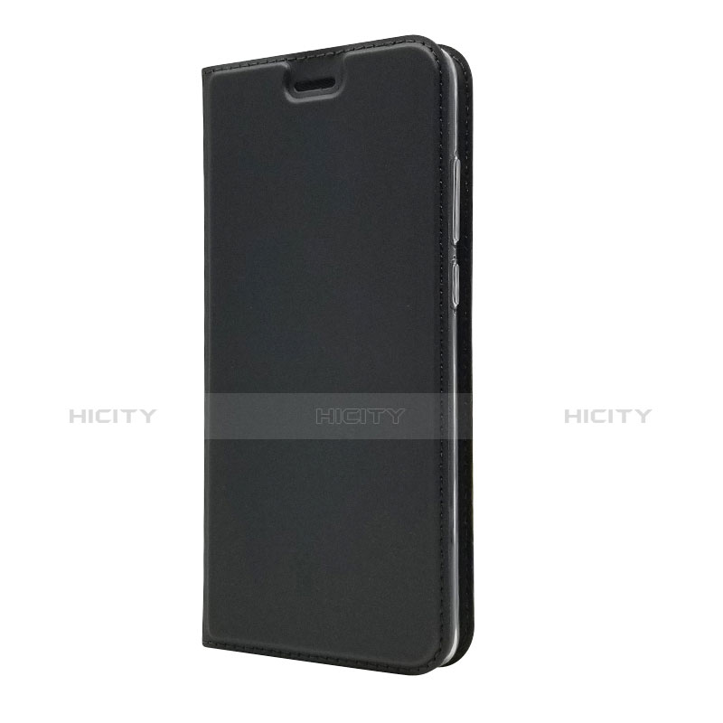 Custodia Portafoglio In Pelle con Supporto L02 per Huawei P30 Nero