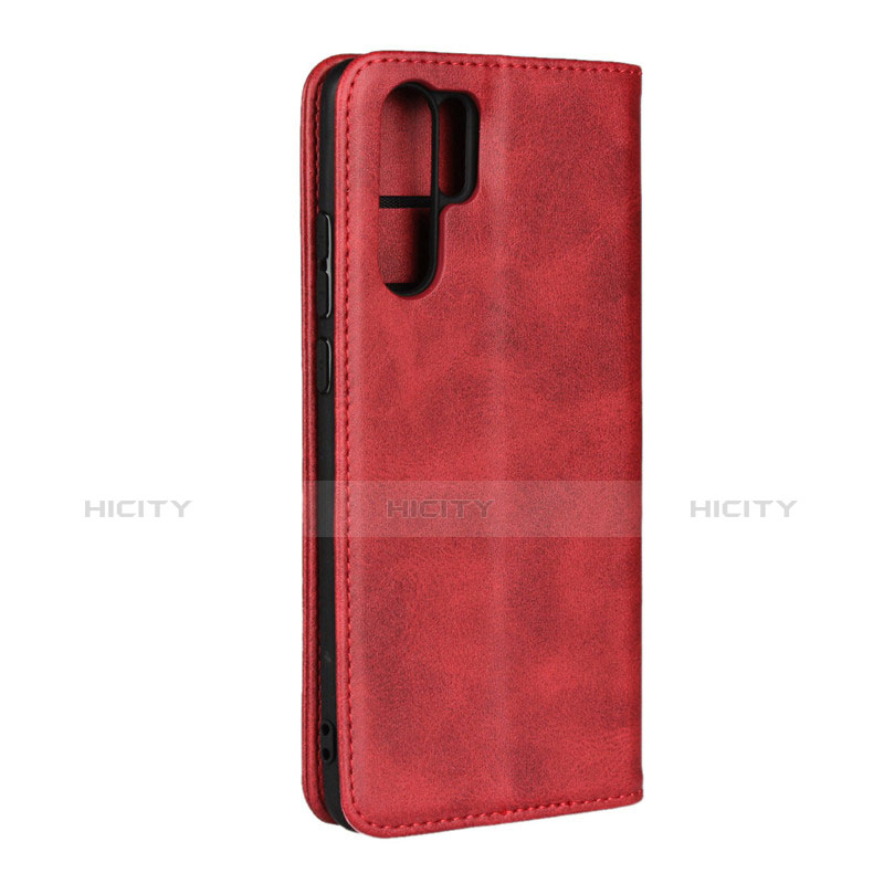 Custodia Portafoglio In Pelle con Supporto L02 per Huawei P30 Pro New Edition Rosso Rosa