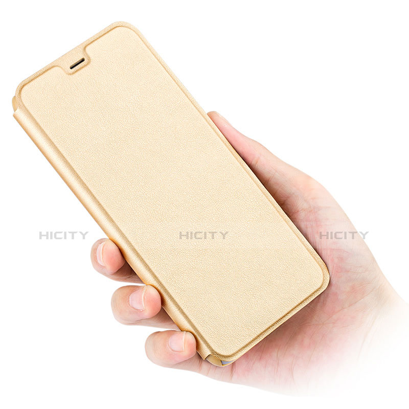 Custodia Portafoglio In Pelle con Supporto L03 per Huawei Mate 9 Lite Oro