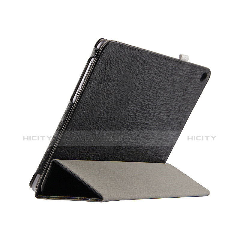 Custodia Portafoglio In Pelle con Supporto L03 per Huawei MediaPad M3 Lite 10.1 BAH-W09 Nero