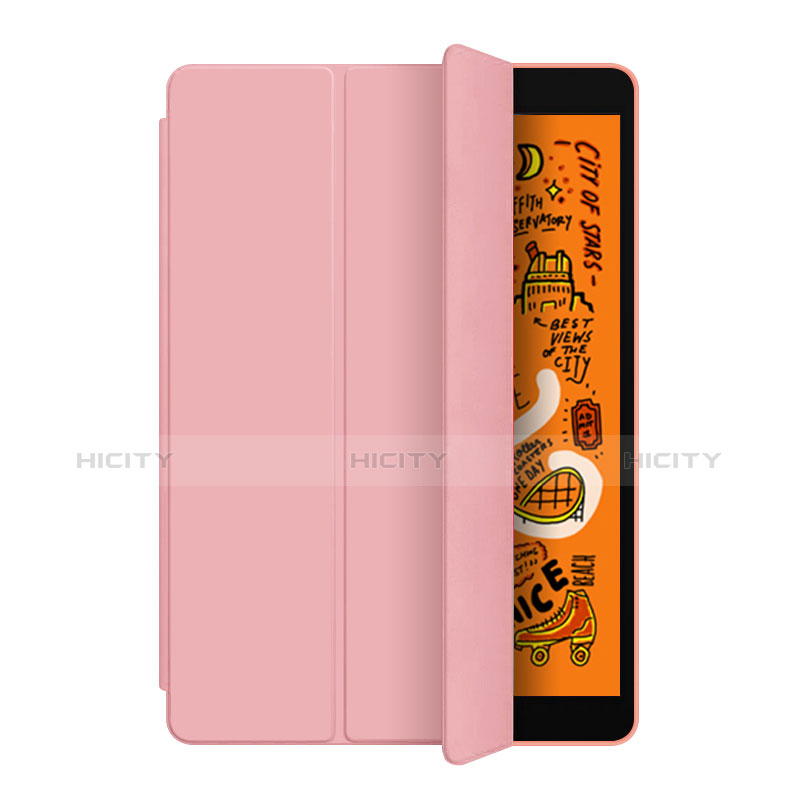 Custodia Portafoglio In Pelle con Supporto L04 per Apple iPad Mini 5 (2019) Oro Rosa